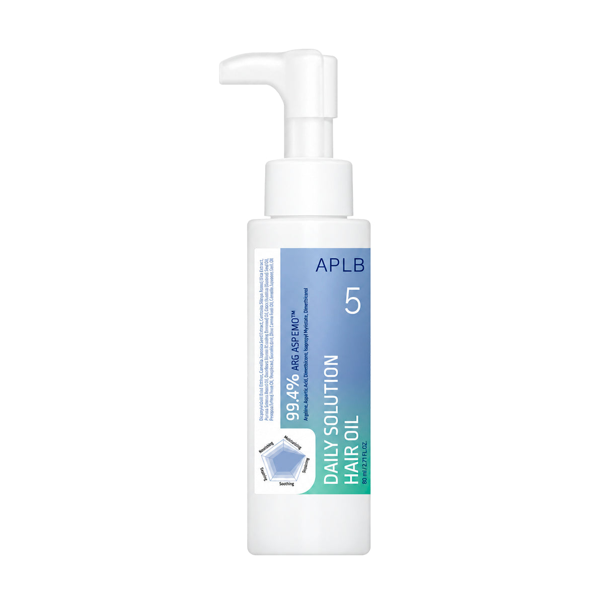 Vieglā matu eļļa APLB Daily Solution Hair Oil