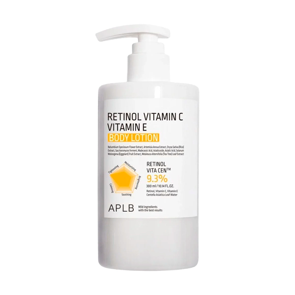 Лифтинг-лосьон для тела APLB Retinol Vitamin C Vitamin E Body Lotion