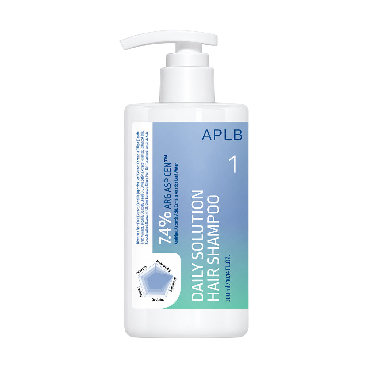Mitrinošs matu šampūns APLB Daily Solution Hair Shampoo