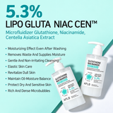 Dušas želeja ar glutationu APLB Glutathione Niacinamide Body Wash