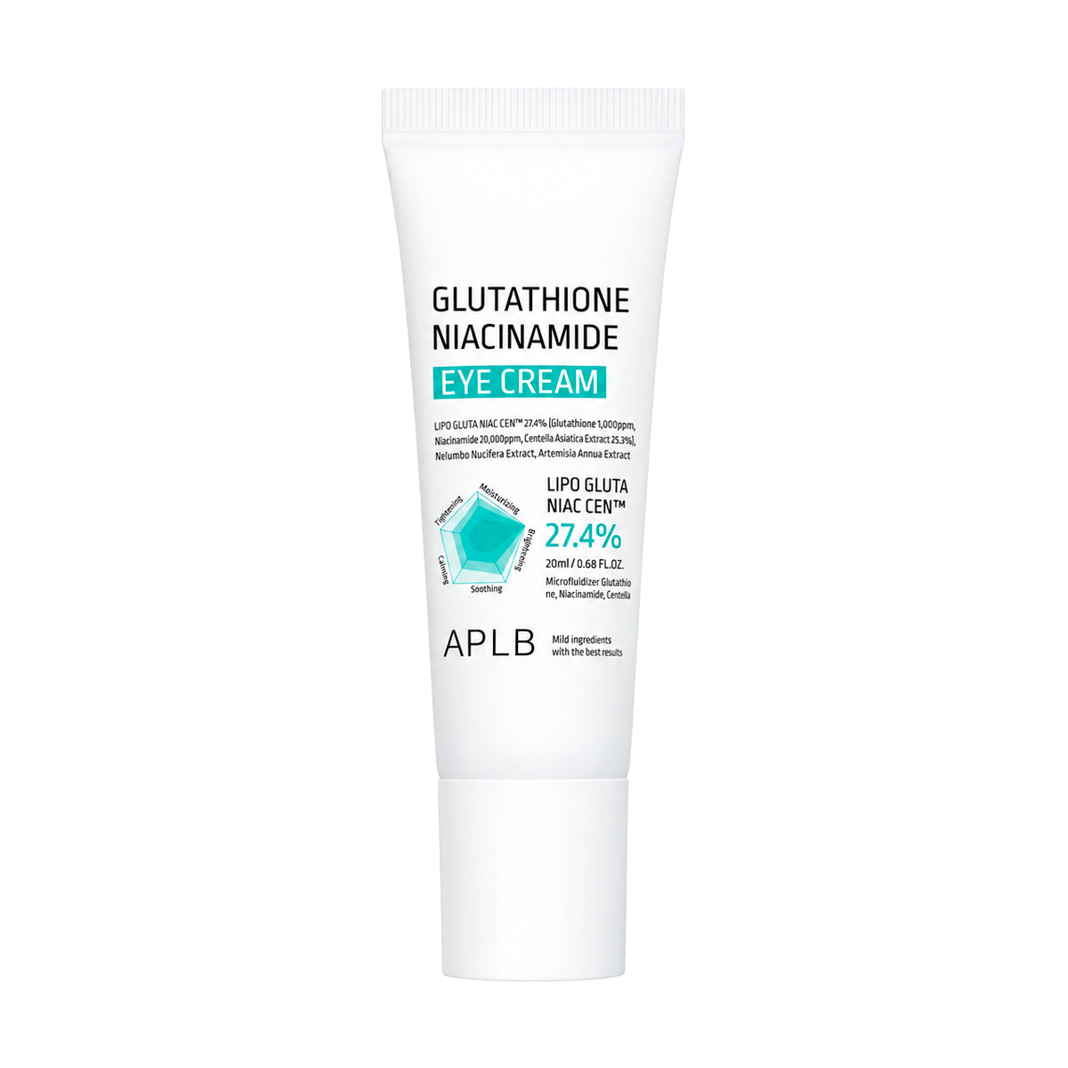 Mitrinošs acu krēms APLB Glutathione Niacinamide Eye Cream