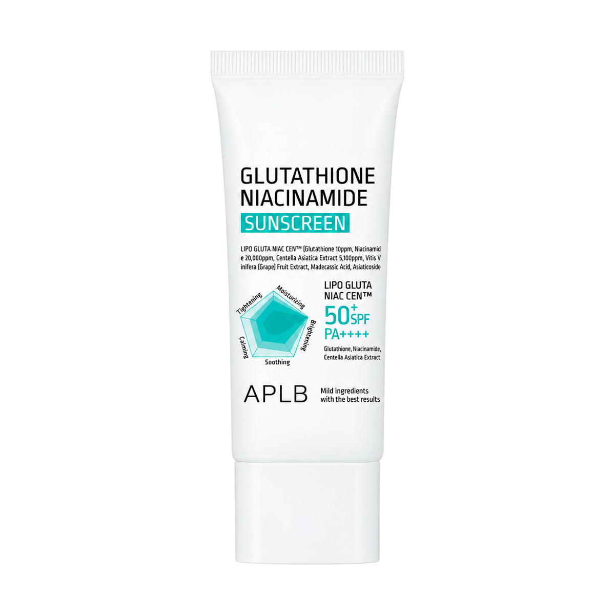 Saules aizsargkrēms APLB Glutathione Niacinamide Sunscreen