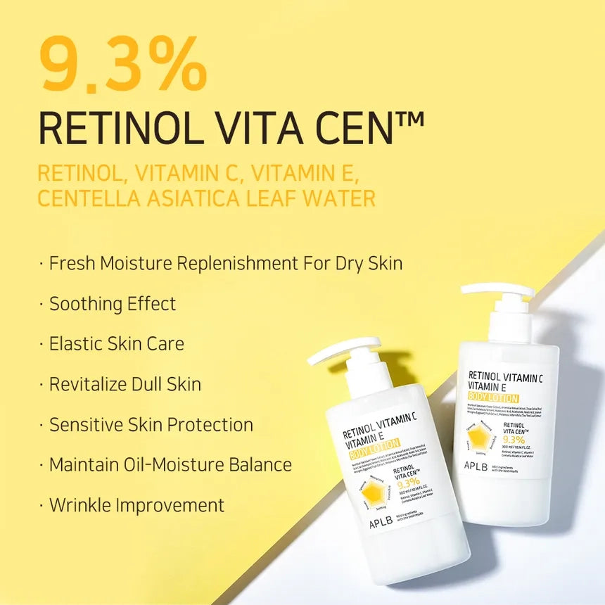 Лифтинг-лосьон для тела APLB Retinol Vitamin C Vitamin E Body Lotion