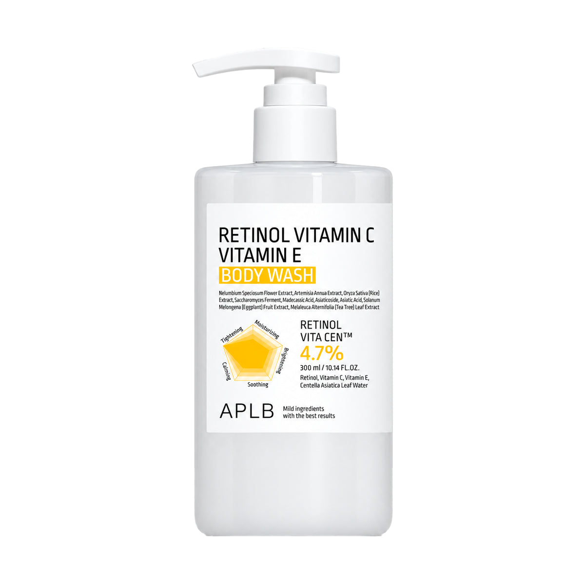 Dušas želeja APLB Retinol Vitamin C Vitamin E Body Wash