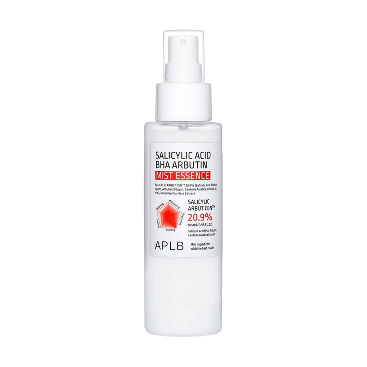 Mitrinoša mists-esence ar arbutīnu un salicilskābi APLB Salicylic Acid BHA Arbutin Mist Essence