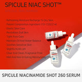 Balinošs serums ar mikrospīkulām APLB Spicule Niacinamide Shot 260 Serum