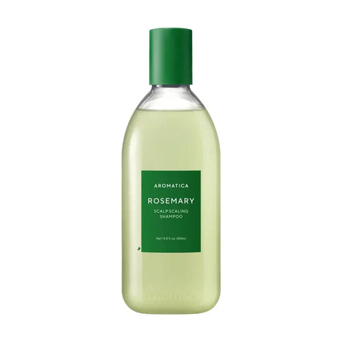 Šampūns bez sulfātu Rozmarīna šampūns pret lobīšanos AROMATICA Rosemary Scalp Scaling Shampoo  AROMATICA 400 ml.  