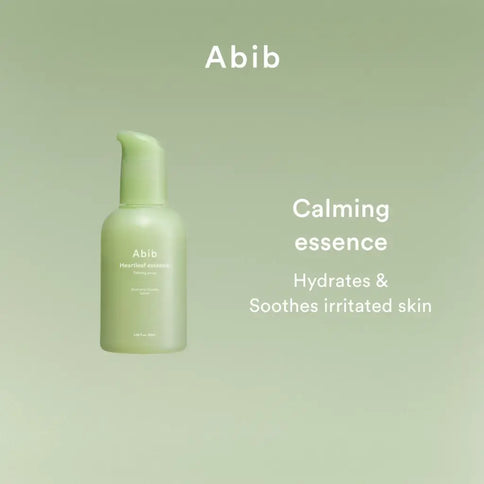 Nomierinoša ampulas esence ar houtūnijas ekstraktu Abib Heartleaf Essence Calming Pump  Abib   