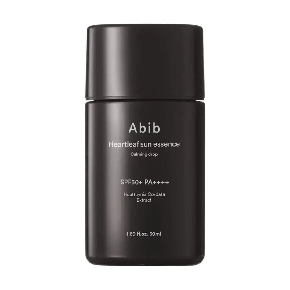 Nomierinoša saules aizsargesence Abib Heartleaf Sun Essence Calming Drop
