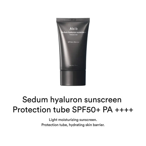 Nomierinošs saules aizsargkrēms Abib Sedum Hyaluron Sunscreen Protection Tube SPF50+ PA++++  Abib   