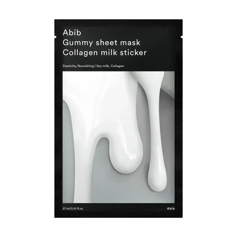 Korejas auduma maskas Abib GUMMY SHEET MASK  Abib Milk Stickers  