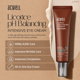 Acu krēms ar lakricas ūdeni Acwell Licorice pH Balancing Intensive Eye Cream