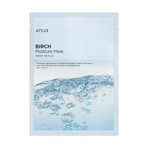 Mitrinoša auduma maska ar bērzu sulu Anua Birch Moisture Sheet Mask  Anua 1 Pcs  