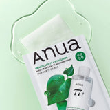 Nomierinoša sejas maska Anua Heartleaf 77+ Soothing Sheet Mask