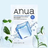 Atvēsinoša auduma sejas maska Anua Hyaluronic Acid 8 Catechin Cool Slim Mask