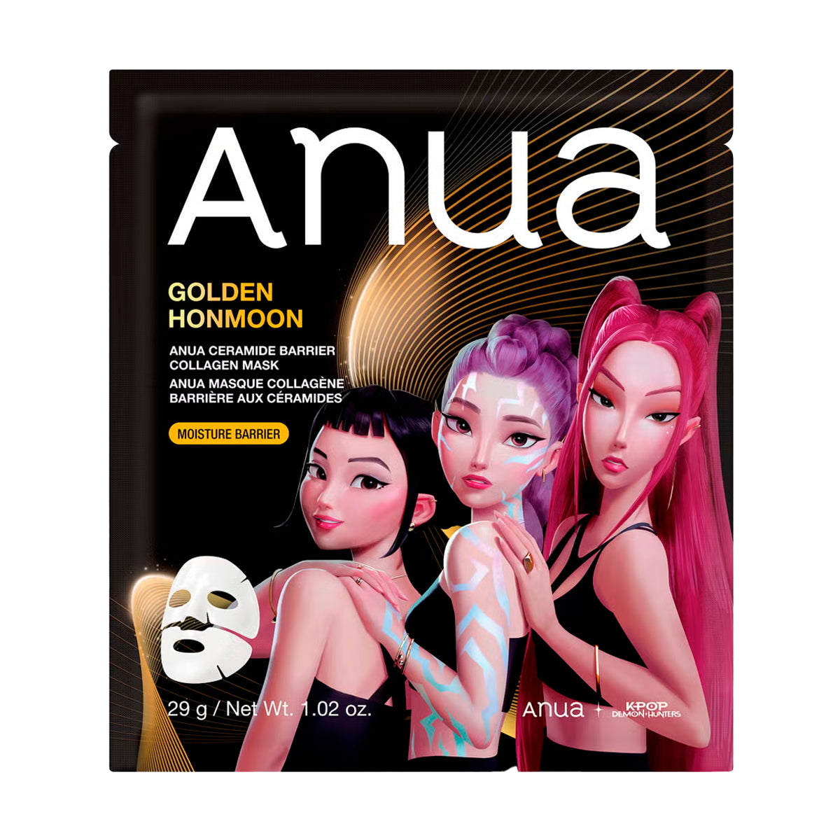 Hidrogēla maska Anua K-Pop Demon Hunters Ceramide Barrier Collagen Mask