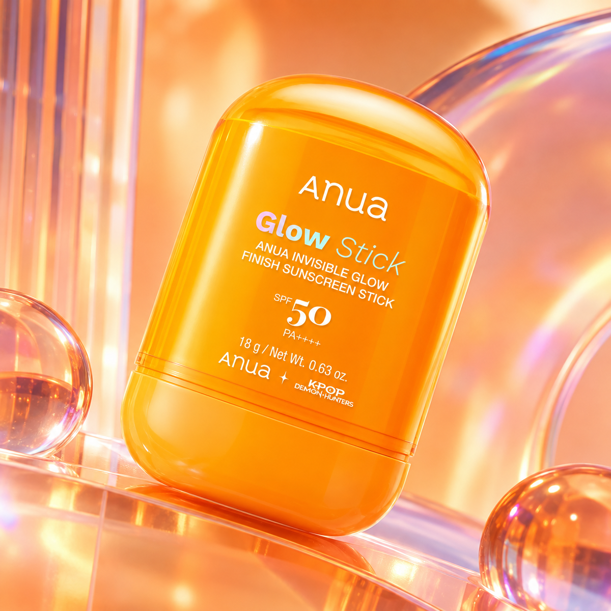 Солнцезащитный стик Anua K-Pop Demon Hunters Invisible Glow Finish Sunscreen Stick