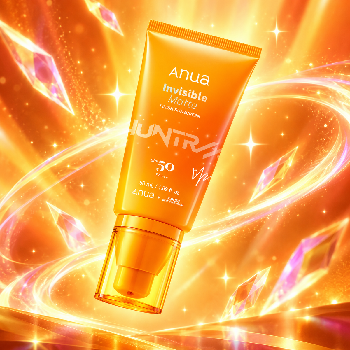 Matējošs saules aizsargkrēms Anua K-Pop Demon Hunters Invisible Matte Finish Sunscreen