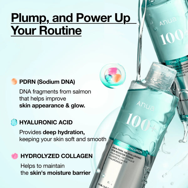 Intensīvi mitrinošs PDRN toniks Anua PDRN 100 Hyaluronic Acid Booster Toner