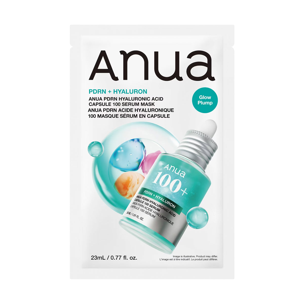 Тканевая маска с ПДРН и гиалуроновой кислотой Anua PDRN Hyaluronic Acid Capsule 100 Serum Mask