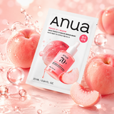Auduma maska ar persiku ekstraktu un niacinamīdu Anua Peach 70 Niacin Serum Mask