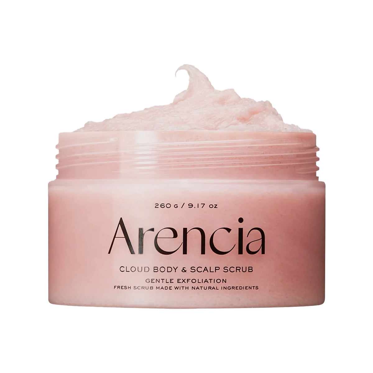 Skrubis ķermenim un galvas ādai ar lavandu un bumbieri Arencia Fresh Cloud Body & Scalp Scrub Lavender & Pear