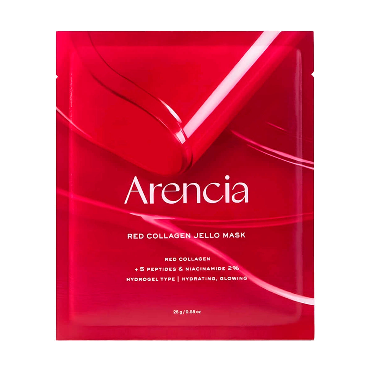 Hidrogēla sejas maska ar kolagēnu un peptīdiem Arencia Red Collagen Jello Mask