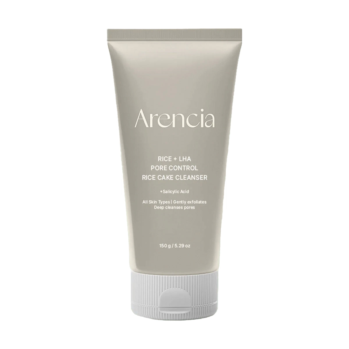 Очищающая пенка с LHA и рисовым экстрактом Arencia Rice + LHA Pore Control Rice Cake Cleanser