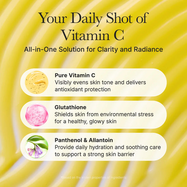 Izgaismojošs C vitamīna serums Arencia Vitamin C Booster Shot