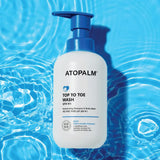 Мягкий шампунь-гель для тела и волос младенцев Atopalm Top-To-Toe Wash