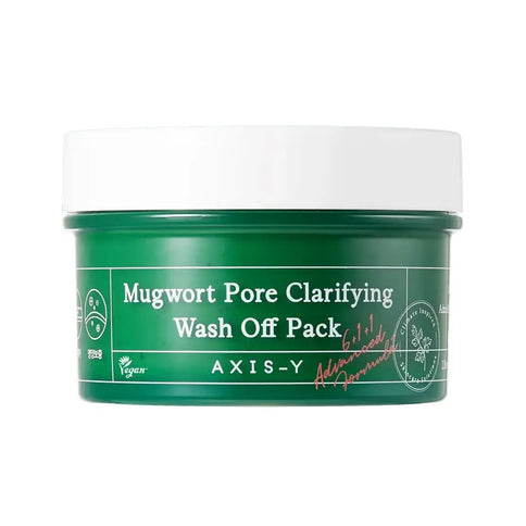 Mālu maska problemātiskai ādai Axis-Y Mugwort Pore Clarifying Wash Off Pack  AXIS-Y   