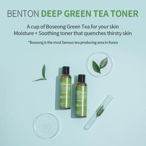 Mitrinošs toniks ar zaļo tēju Benton Deep Green Tea Toner  Benton   