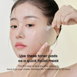 Izgaismojoši tonera spilventiņi Biodance Vita Niacinamide Gel Toner Pad