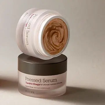 Presēts krēms-serums ar čagas sēņu ekstraktu priekš ādas elastībai Blithe Pressed Serum Tundra Chaga  BLITHE   