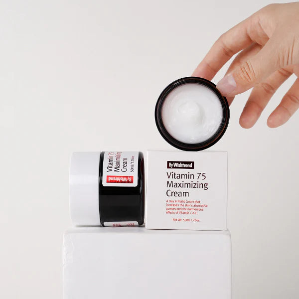 Izgaismojošs sejas krēms By Wishtrend Vitamin 75 Maximizing Cream