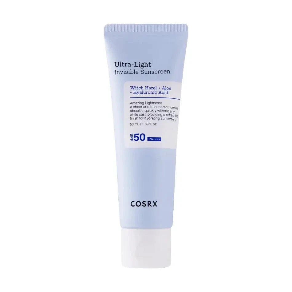 Gaisīgs saules aizsargkrēms ar burvju lazdu COSRX Ultra Light Invisible Sunscreen