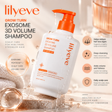Šampūns matu apjomam Lilyeve Grow: Turn Exosome 3d Volume Shampoo