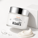 Vitamīniem bagāta maska mirdzuma piešķiršanai ādai Dear Klairs Freshly Juiced Vitamin E Mask