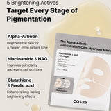 Izgaismojoša hidrogēla maska Cosrx The Alpha-Arbutin Discoloration Care Hydrogel Mask