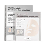 Izgaismojoša hidrogēla maska Cosrx The Alpha-Arbutin Discoloration Care Hydrogel Mask