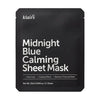 Nomierinoša auduma maska ar atvēsinošu efektu Dear Klairs Midnight Blue Calming Sheet MaskKlairs 1 ea.