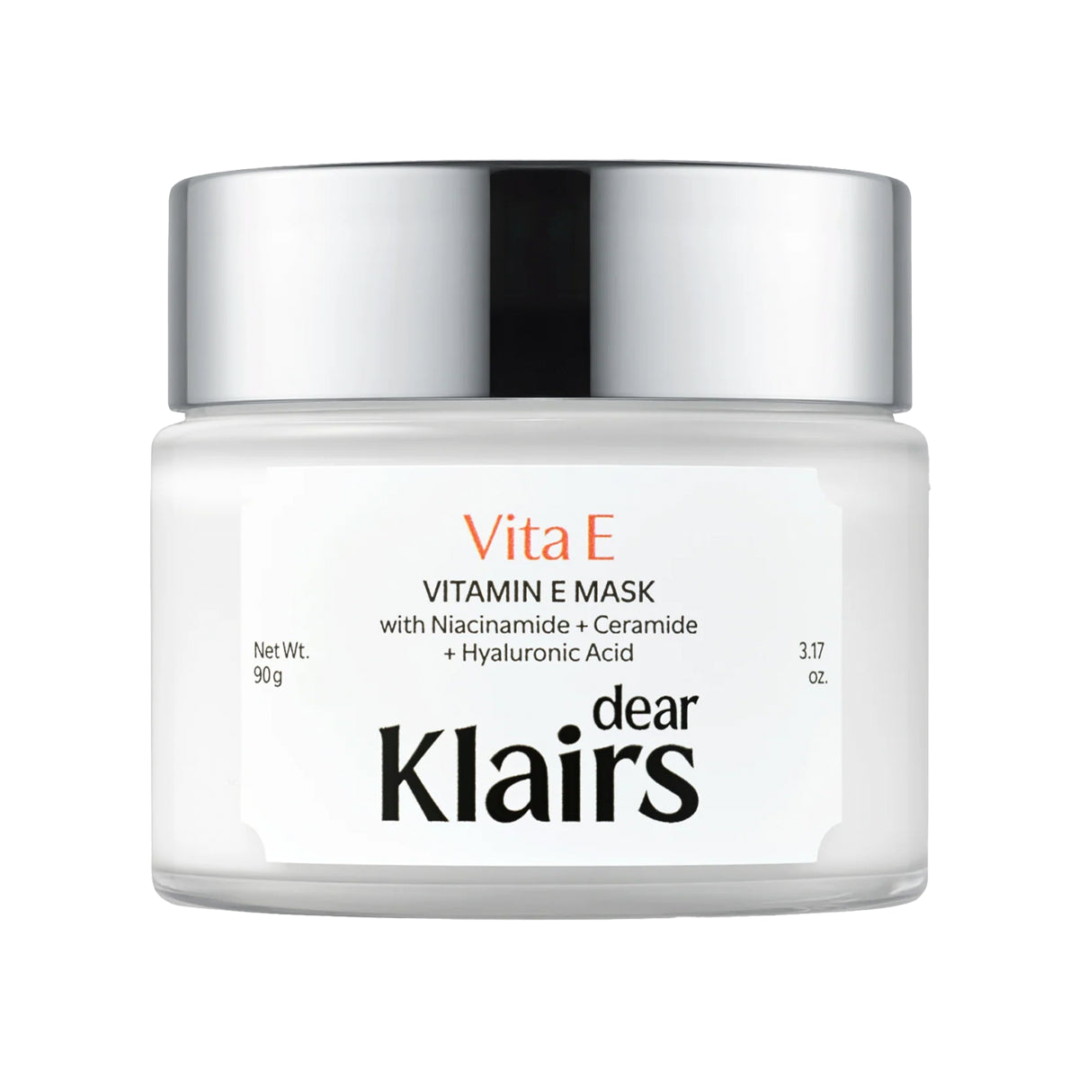 Vitamīniem bagāta maska mirdzuma piešķiršanai ādai Dear Klairs Freshly Juiced Vitamin E Mask