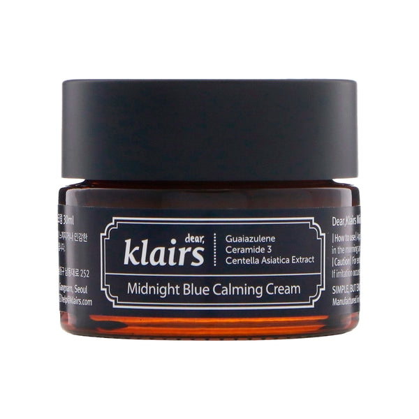 Nomierinošs nakts krēms Dear Klairs Midnight Blue Calming Cream