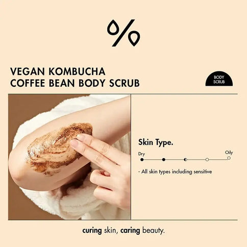 Vegāniskais kofeīna skurbis ķermenim Dr.Ceuracle Vegan Kombucha Coffee Bean Body Scrub  Dr.Ceuracle   