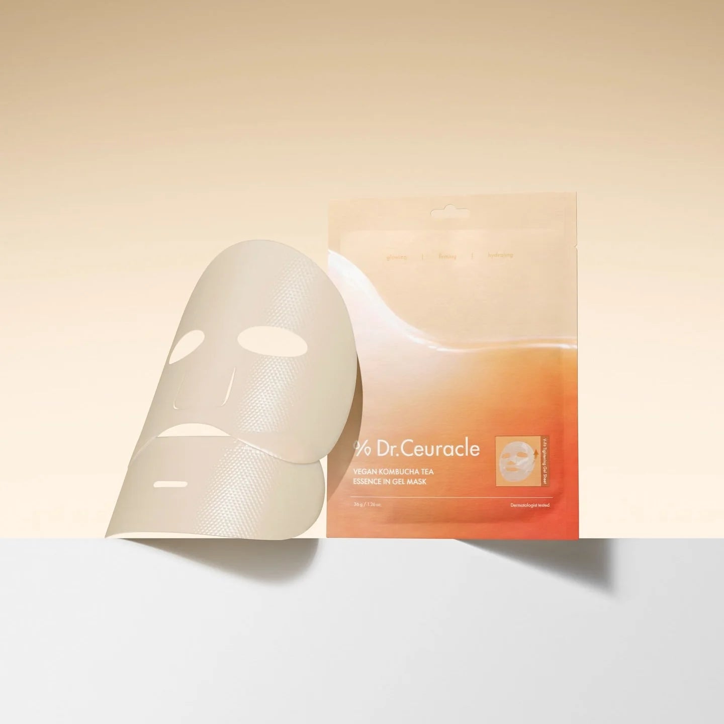 Увлажняющая гидрогелевая маска Dr.Ceuracle Vegan Kombucha Tea Essence In Gel Mask