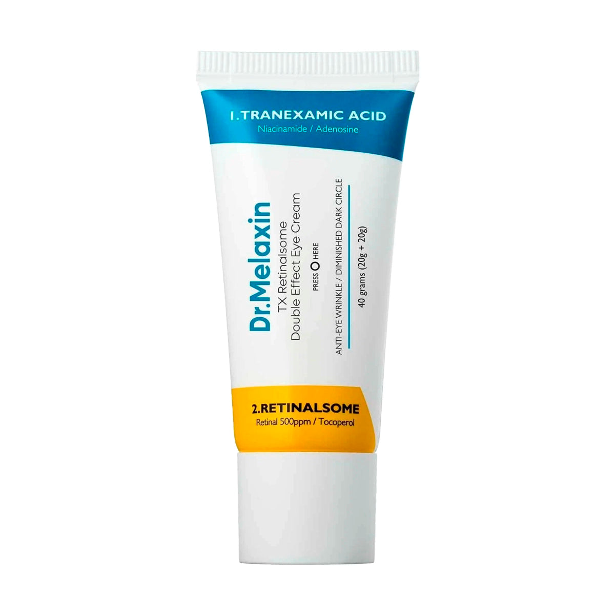 Крем для глаз с ретиналем и транексамовой кислотой Dr.Melaxin TX Retinalsome Double Effect Eye Cream