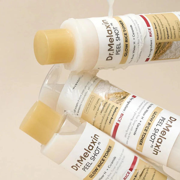 Mirdzumu piešķirošs rīsu pīlinga toniks Dr.Melaxin Peel Shot Glow White Rice Toner