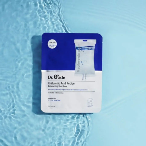 Mitrinoša auduma maska sejai Dr.Oracle Hyaluronic Acid Recipe Moisturizing Blue Mask  Dr. Oracle   