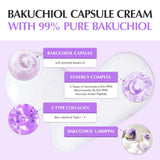 Nostiprinošs krēms ar bakučiolu EQQUALBERRY Bakuchiol Plumping Capsule Cream