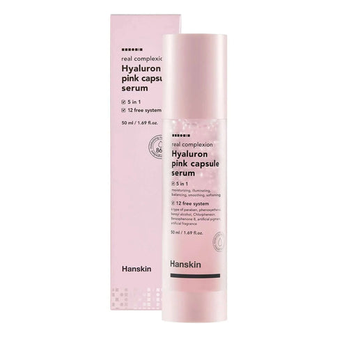 Hialurona serums Hanskin Real Complexion Hyaluron Pink Capsule Serum  Hanskin   